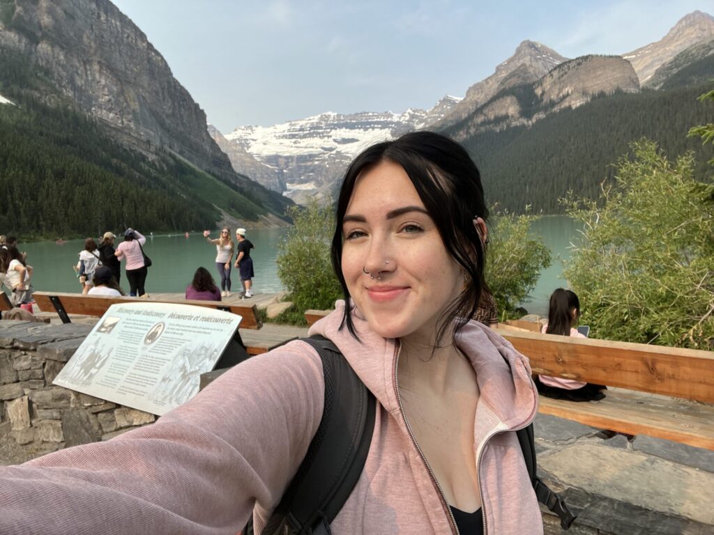 Me hiking in Canada